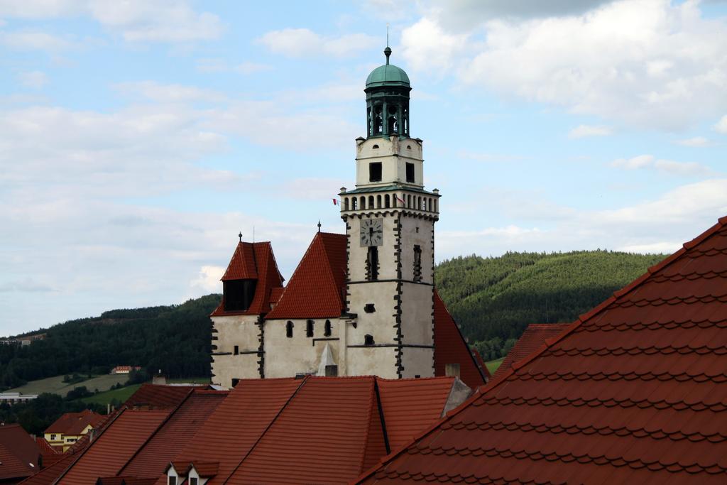 Hotel Koruna Прахатице Екстериор снимка